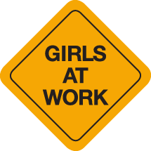 girls at work