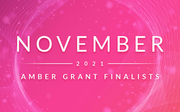 November 2021 Amber Grant Finalists