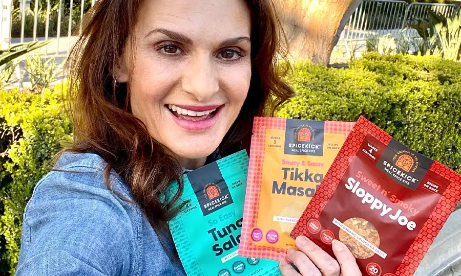 Michelle with Spicekick packets