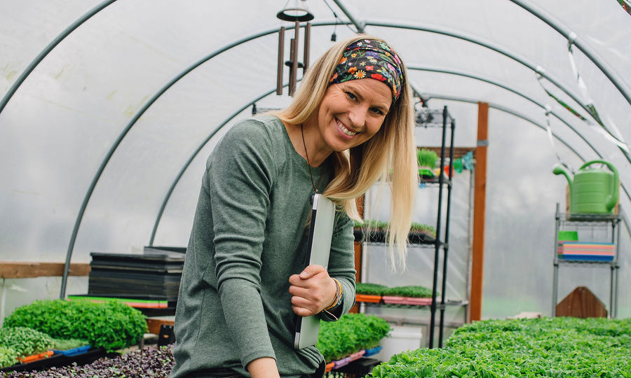 Hand-Grown Greens